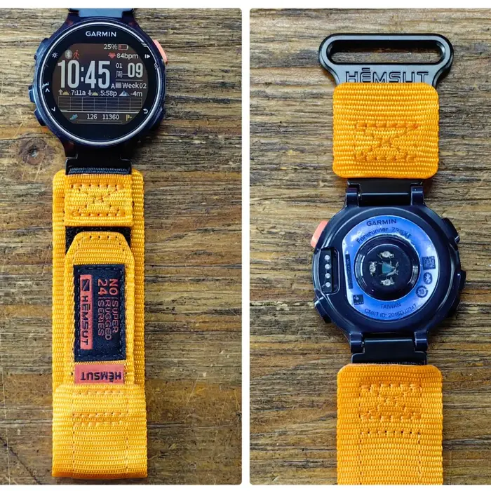 Bracelet de montre Orange Garmin 735XT, conception de boucle de bracelet de sport en Nylon pour montre intelligente 220/230/235/620/630/735XT/235 Lite