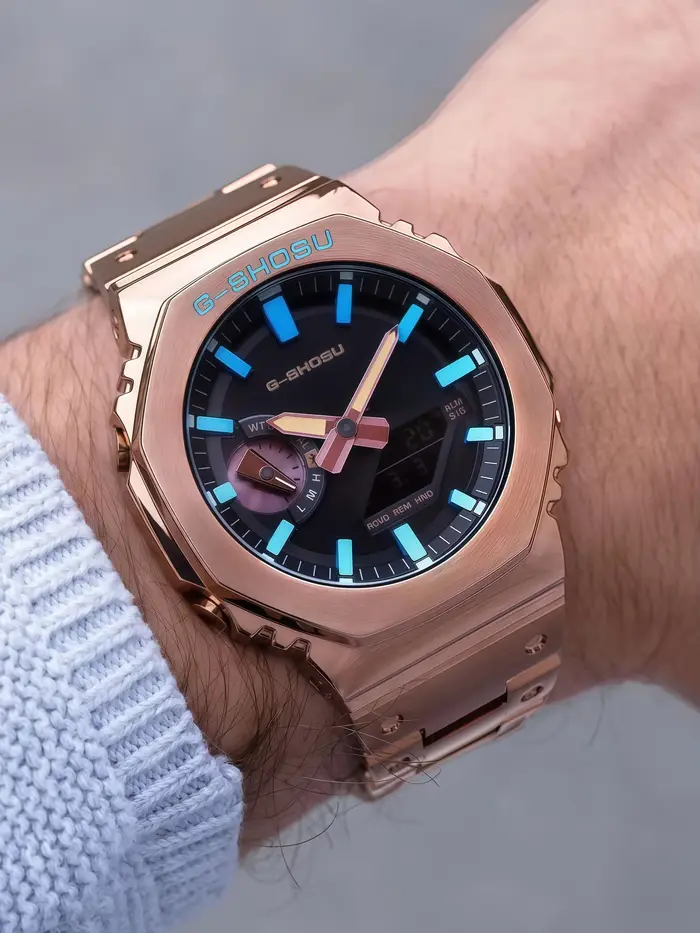 Montre unisexe Iced Out : résistante à l'eau