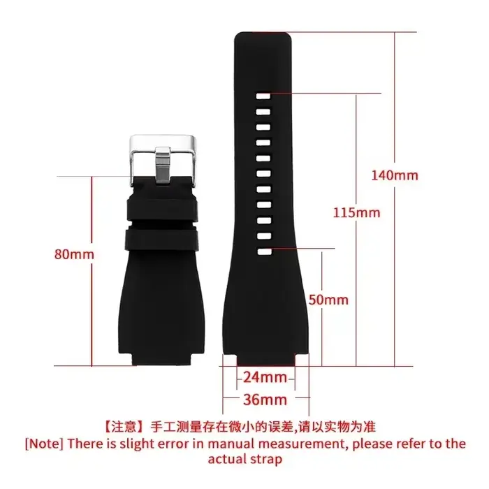 Bracelets de montre en Silicone fermement antidérapants