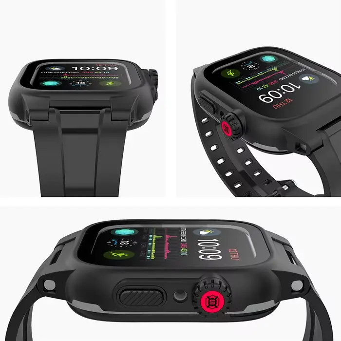 Étui étanche IP68 pour Apple Watch série 9 8 7 6 5 4 3 2 SE 45 44 41 38mm