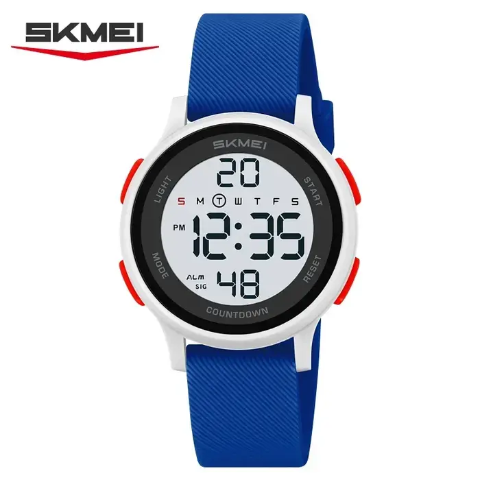 SKMEI 2427 étanche enfant Montre électronique garçon fille antichoc Sport coloré enfants numérique