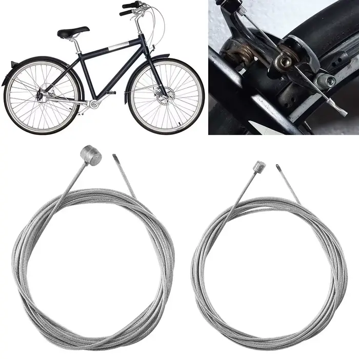 Lot de 10 Câbles Intérieurs pour Vélo VTT et Route, pour Levier de Frein et Manette de Vitesse, 2000