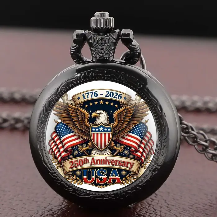 Montres de poche vintage en verre bombé à quartz