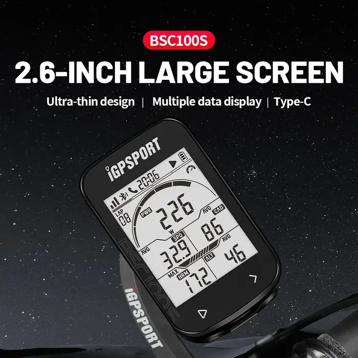 IGPSPORT – compteur de vélo GPS sans fil IGS50E