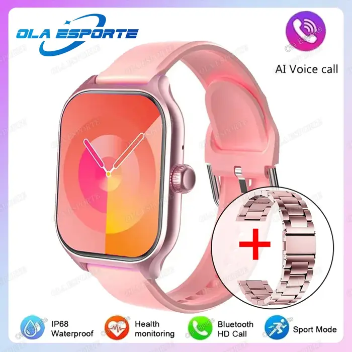 2026 nouvelle montre intelligente pour Android IOS 2.01 pouces écran couleur Bluetooth appel surveillance de l'oxygène