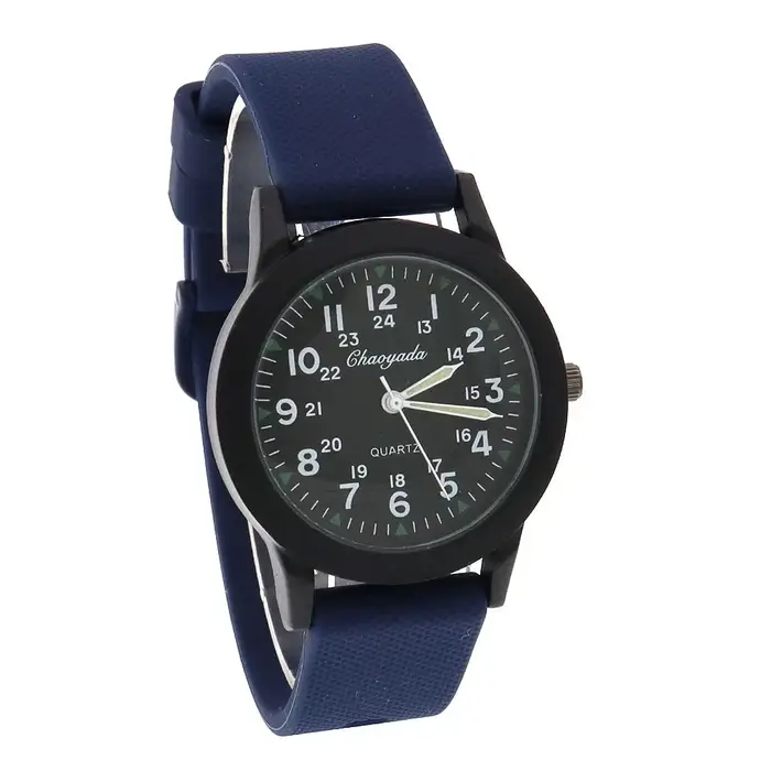 Montre pour garçons, montre de sport, bracelet en silicone imperméable, mouvement à quartz, montre p