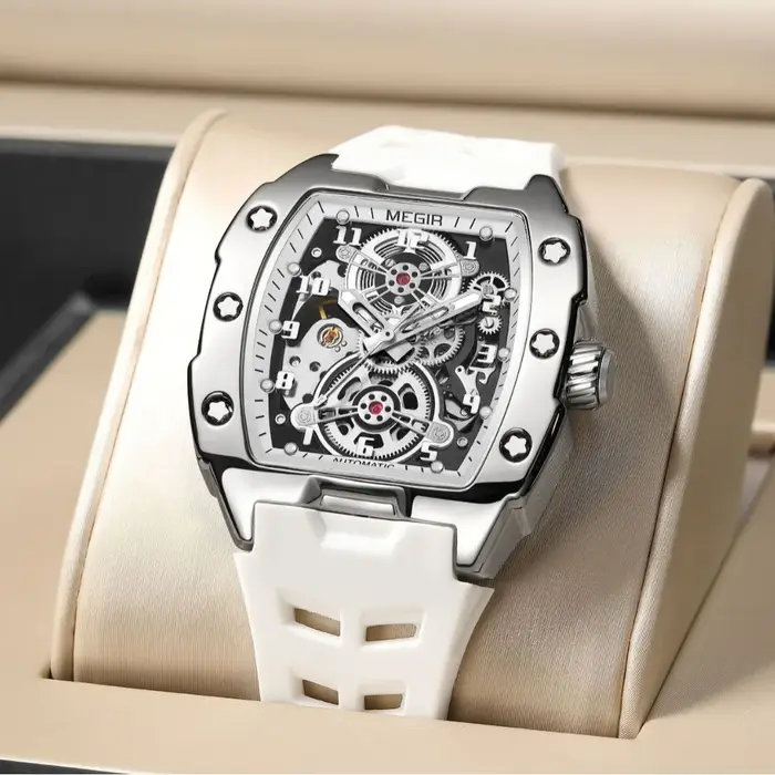 Montres pour homme, montres de luxe pour homme en forme de baril