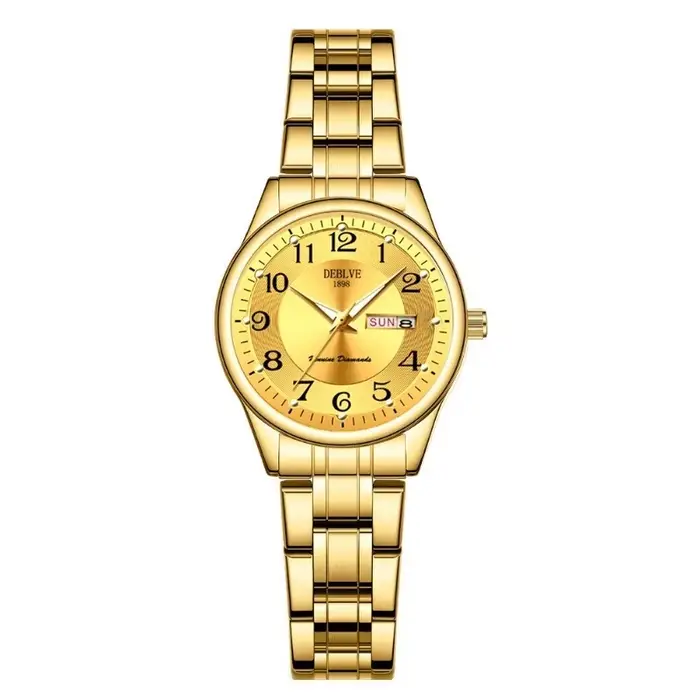 Montre numérique de luxe légère pour femmes - Calendrier lumineux