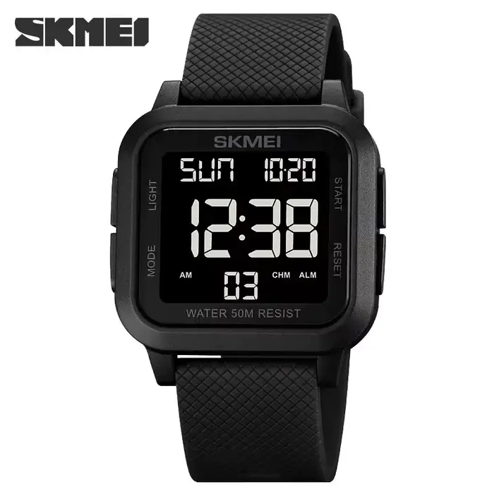 SKMEI 1894 Sport montre électronique pour hommes antichoc étanche compte à rebours