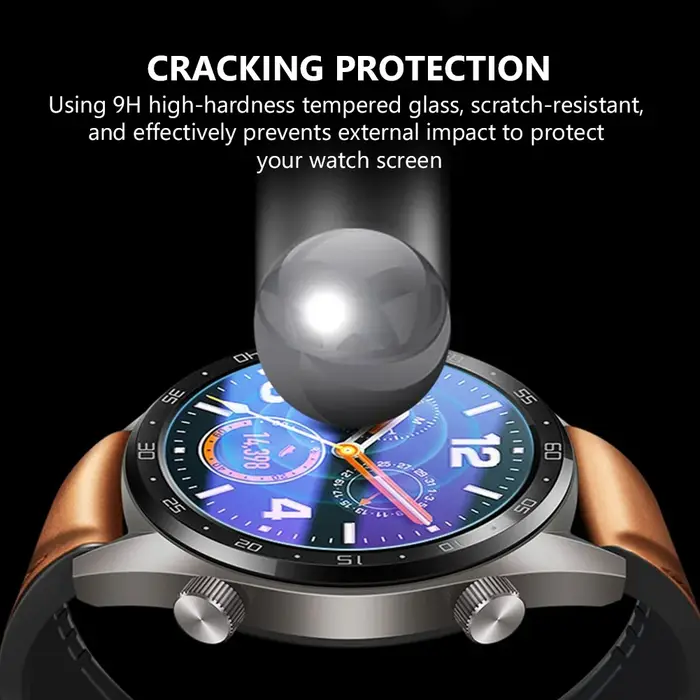 Film de protection d'écran en verre trempé pour montre intelligente