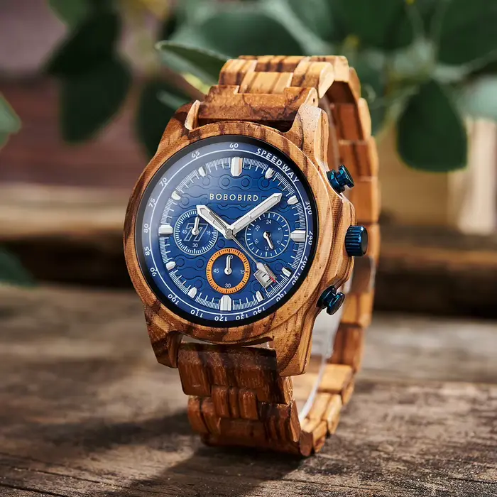 Montres pour hommes BOBO BIRD montre en bois de luxe