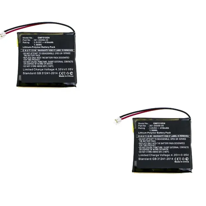 Nouveau 361-00098-00 3.8V 410mAh batterie de remplacement pour montre intelligente pour Garmin Fenix 5
