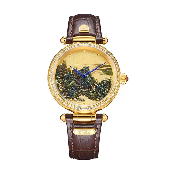 Montre mécanique automatique en Jade naturel pur pour hommes et femmes