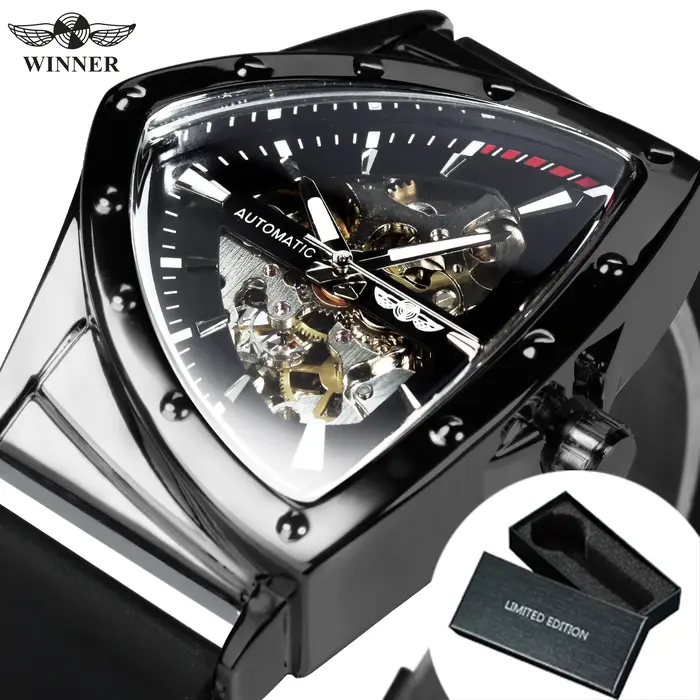 Montre mécanique squelette WINNER Sports pour hommes