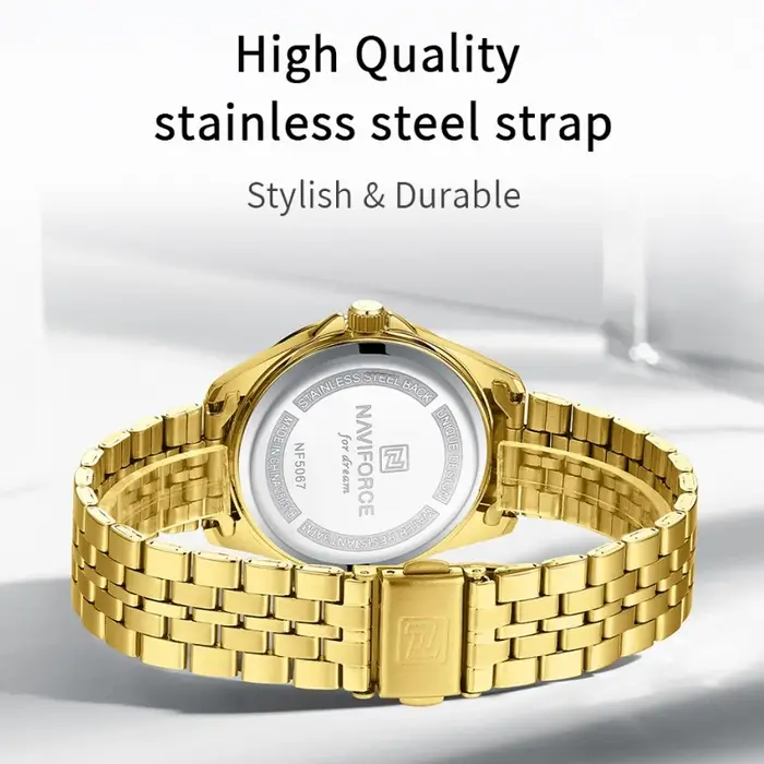 NAVIFORCE – montre à Quartz étanche 3ATM pour femmes