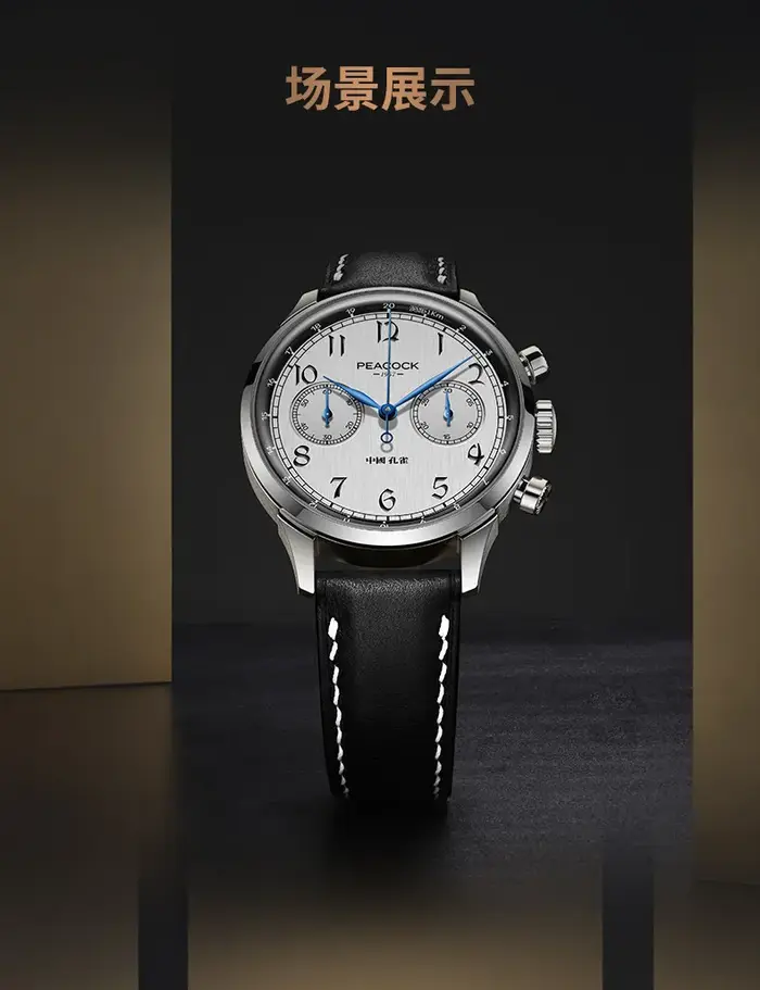 Montre mécanique multifonctionnelle Zhendian série 1950 Time pour hommes