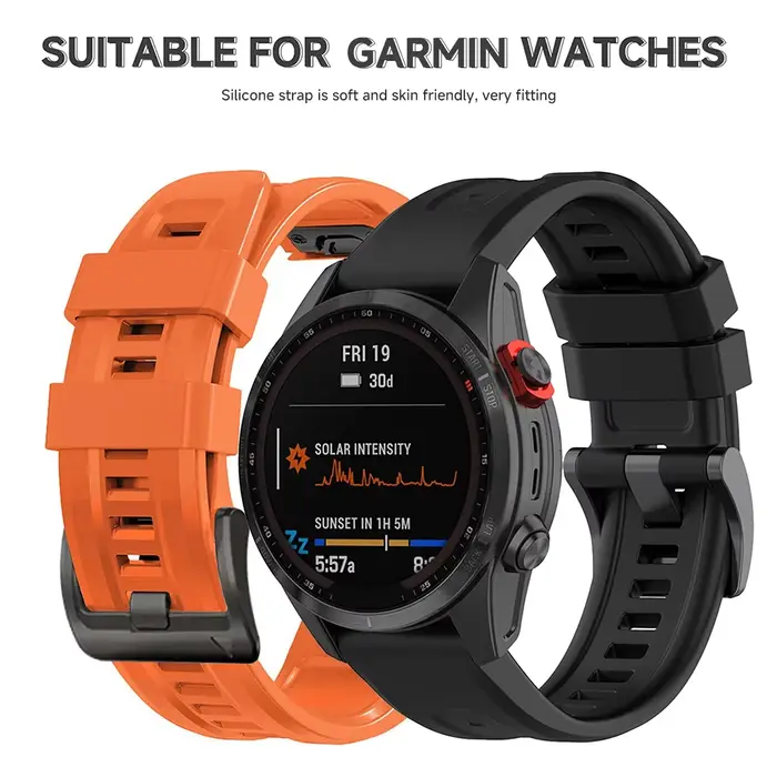 Bracelet QuickFit 22mm 26mm pour Garmin Epix Gen 2 Bracelet en Silicone pour Garmin Fenix 7 7X 5Plus 6XPro Enduro 2 Bracelet de montre