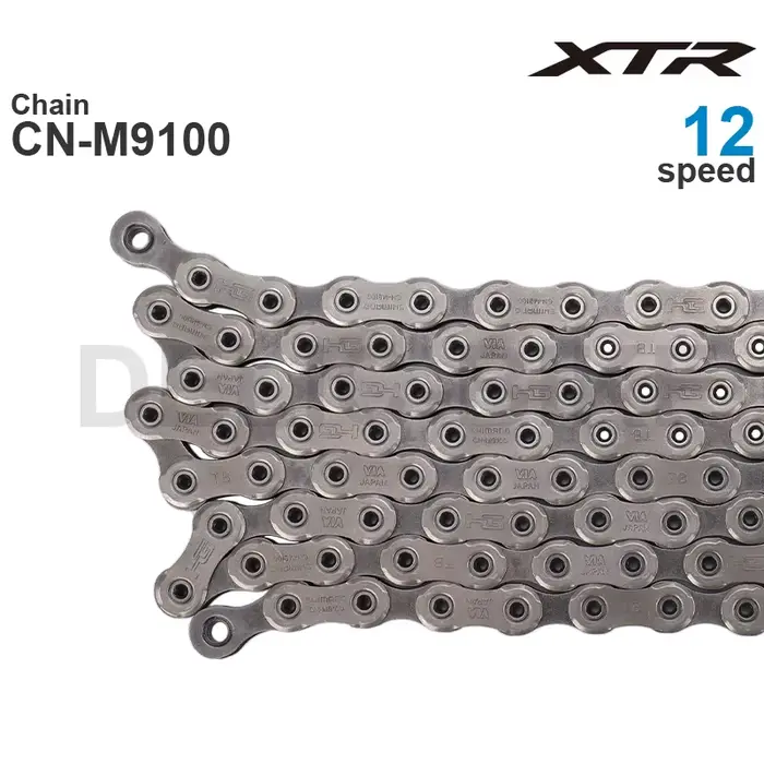 Chaîne d'origine SHIMANO XTR CN-M9100 chaîne de VTT vtt 12 vitesses M9100 116/126L avec lien rapide