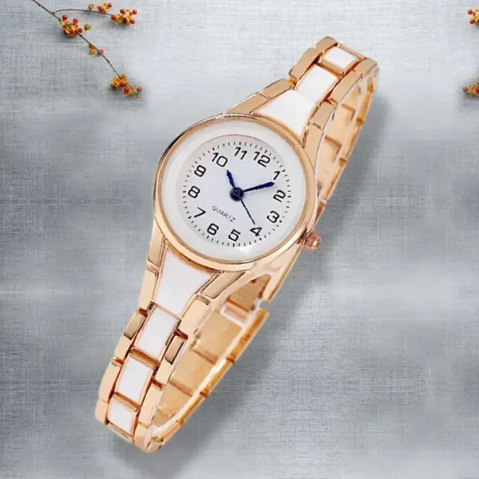 Montre-bracelet numérique en céramique pour femme, montre à quartz pour femme, diamant bleu, mode ét