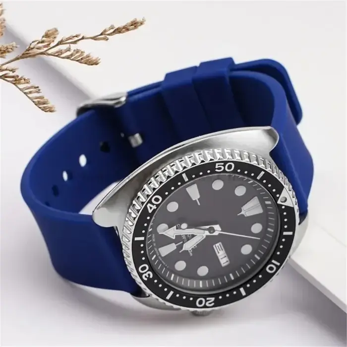 Bracelet de montre en Silicone 14/16/18/19/20/22/24mm bracelets de montre en caoutchouc souple à dégagement rapide pour Samsung Galaxy pour Garmin pour montre Huawei