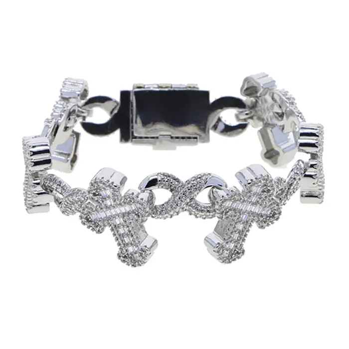 Bracelet à maillons infini pour hommes et femmes