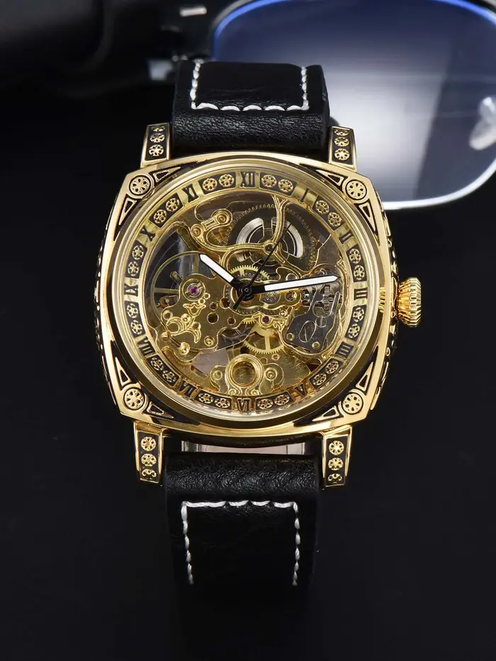 Montre homme 2024 Creux montres automatiques