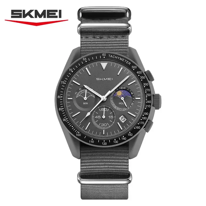 Montres chronographes à quartz SKMEI 9392 pour hommes et femmes, date, étanches 30 m, montre sport à