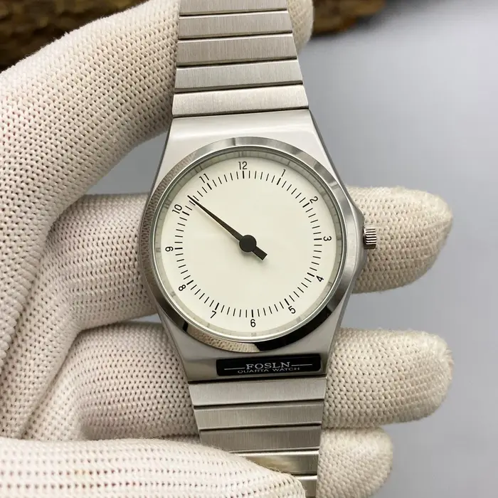 Montres vintage à mouvement lent pour homme, marque de luxe, haute qualité, style vintage, montre rare à quartz, design unique, montre-bracelet tendance pour homme.