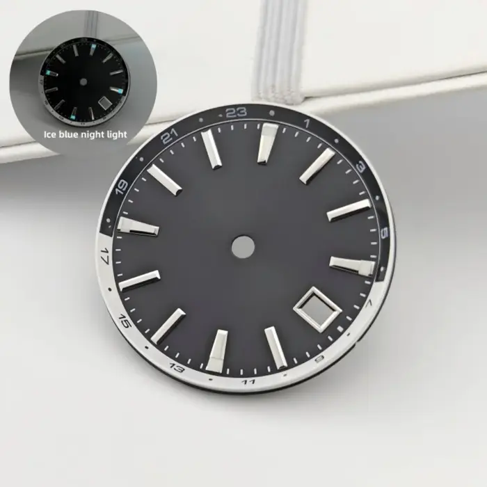 Boîtier de pièces Mod Lume bleu 32mm