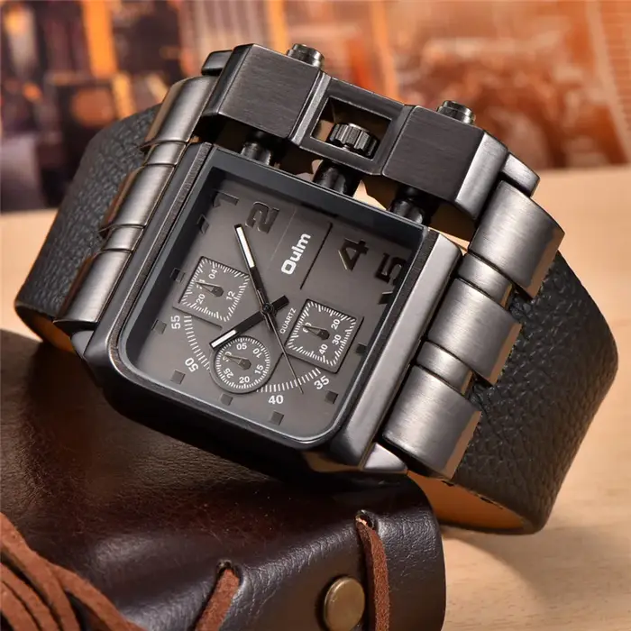 Oulm-Montre de sport unique pour homme