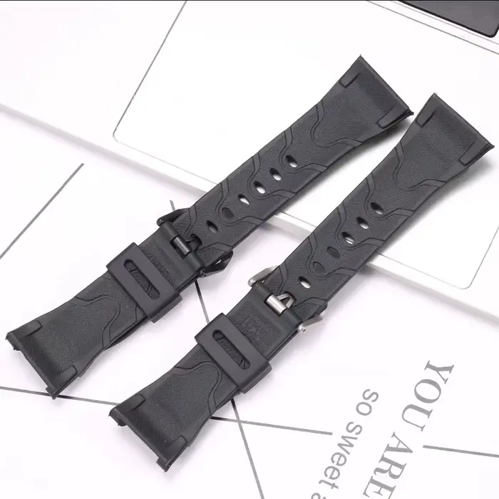Bracelet de montre en résine pour Casio Pro Trek PRG-50 PRG-60