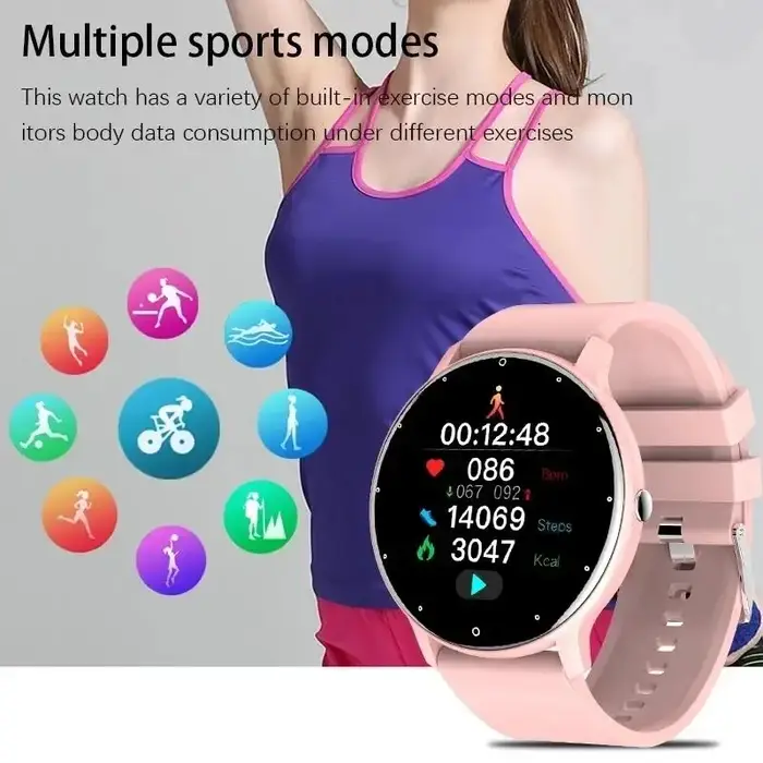 LIGE étanche femmes montre bracelet intelligent prévisions météorologiques en temps réel hommes montres sport dames