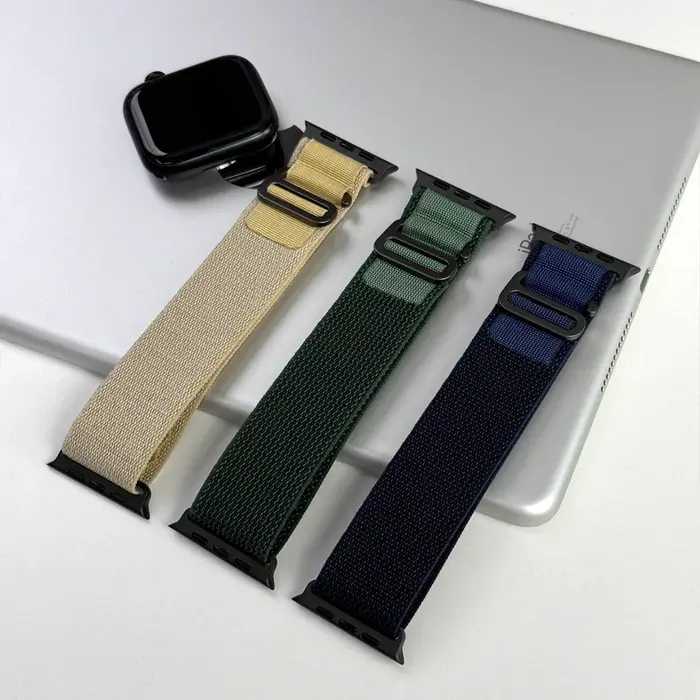Bracelet à boucle alpine pour Apple watch Ultra 3 2 bandes 49mm 45mm 44mm 40mm 41mm 46mm 42mm