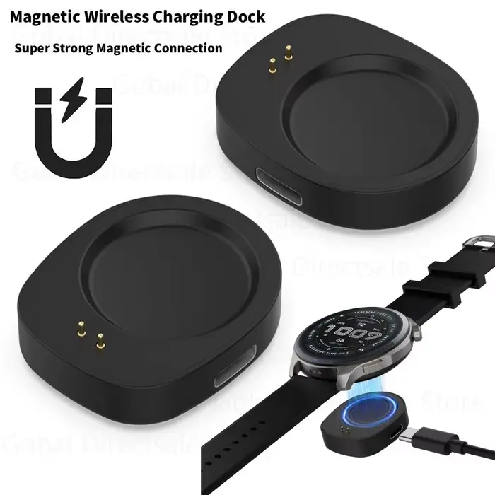 Convertisseur de chargeur sans fil pour Amazfit Balance 2/ Balance/T-Rex 3/Helio