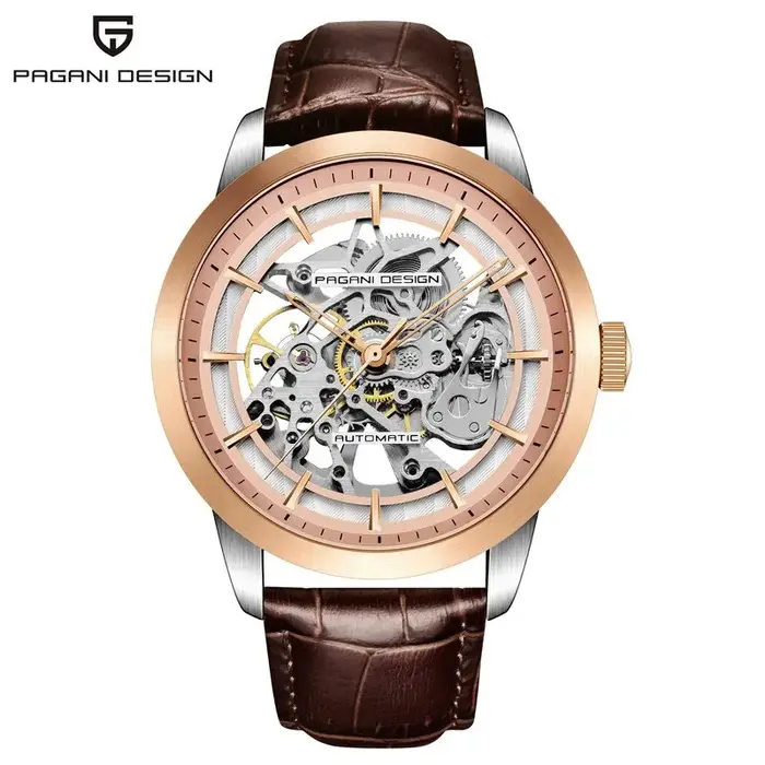 PAGANI UCO-Montres de sport en cuir pour hommes