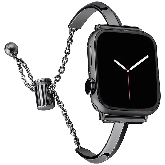 Bracelet de montre de luxe pour Apple Watch série 8 7 41 45mm 6 Se 5 4 femmes Bracelet en acier diam