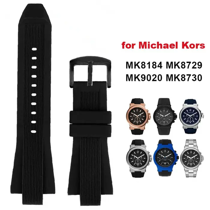Bracelet de montre en Silicone 29mm x 13mm