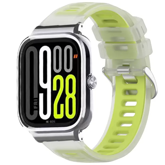 Bracelet en Silicone + cadre métallique pour montre intelligente Redmi 4/5, coque de protection avec étui pour accessoires Redmi Watch 4/5