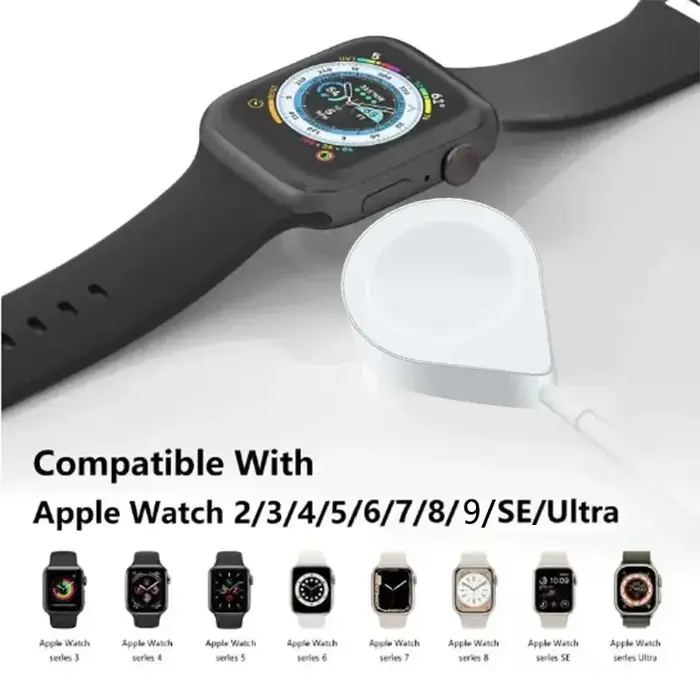 Câble USB C 3 en 2 pour Apple Watch