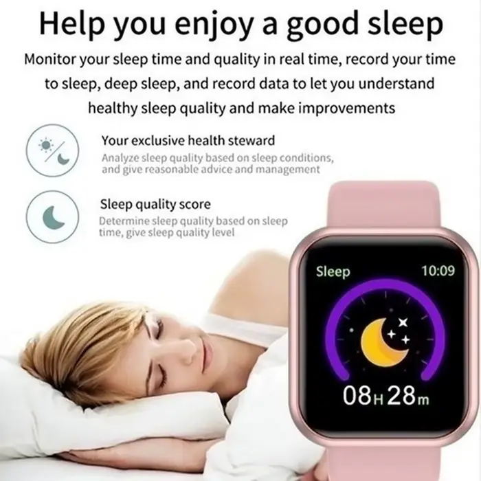 Montre intelligente multifonctionnelle pour hommes et femmes