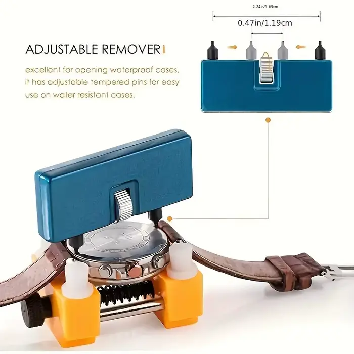 1 ensemble de Kit d'outils de remplacement de batterie de montre