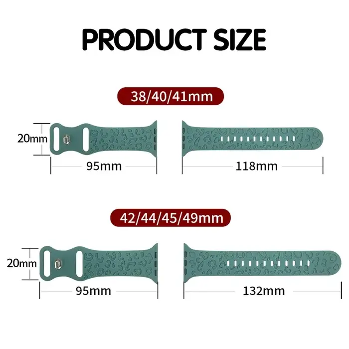 Bracelet léopard gravé