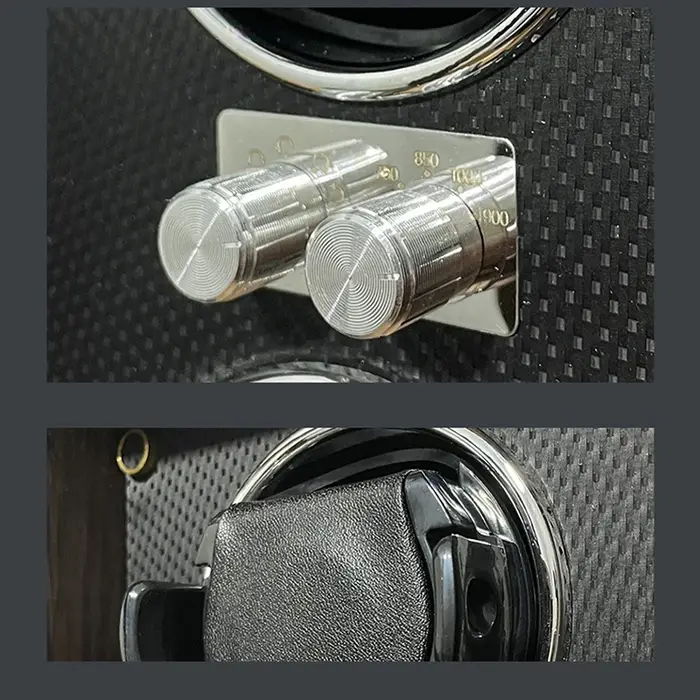 Remontoir de montre en bois Rotomat pour 2 montres, organisateur mécanique automatique, boîtier de montre-bracelet, boîte de rangement, remontoirs de montres de luxe sûrs