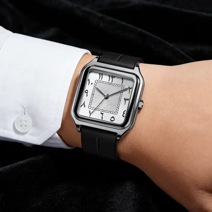 Montre à Quartz avec chiffres arabes du moyen-orient