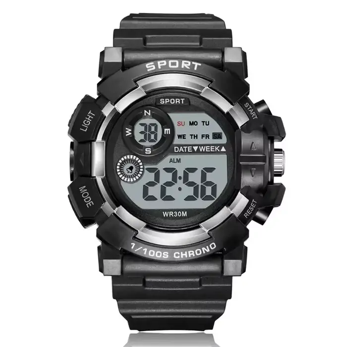 YIKAZE mode sport montres hommes femmes montre numérique étanche lumineux réveil électronique montre