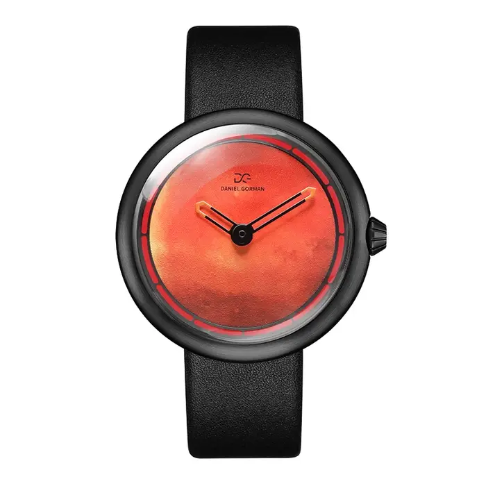 DANIEL GORMAN montres pour hommes créatif terre mode montre-bracelet à Quartz en cuir montre de Sport