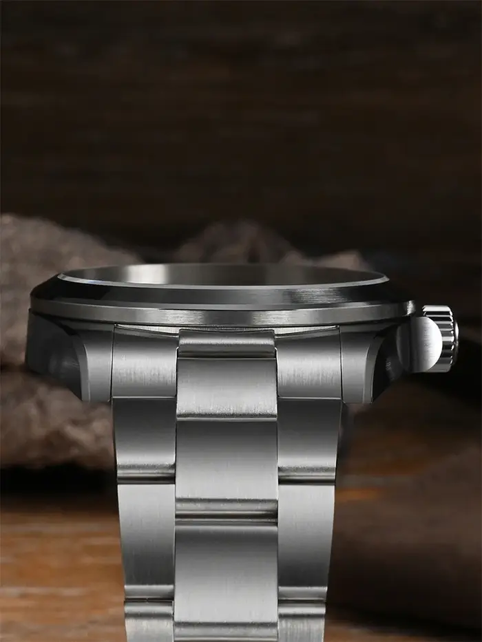 San Martin 40mm NH35 Explore série montre d'escalade pour hommes sport mécanique sur la mouche fermoir réglable 10Bar étanche SN0132