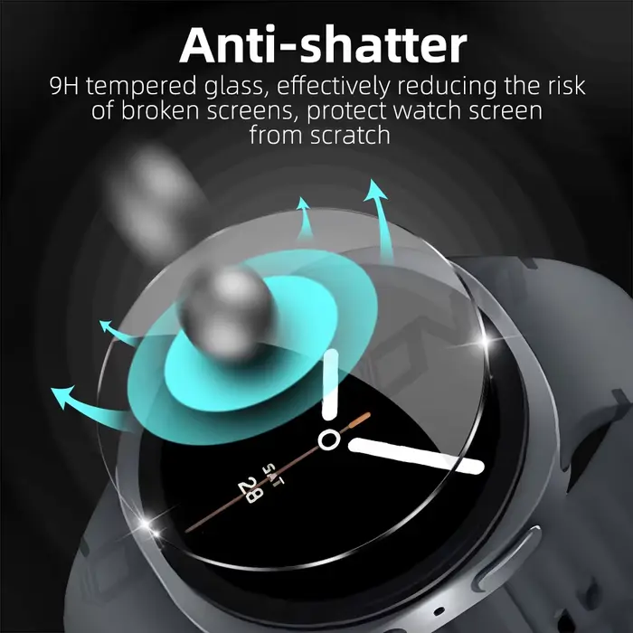Verre trempé 9H pour Samsung Galaxy Watch 8 Classic 40mm 44mm 46mm Ultra (2025) 47mm