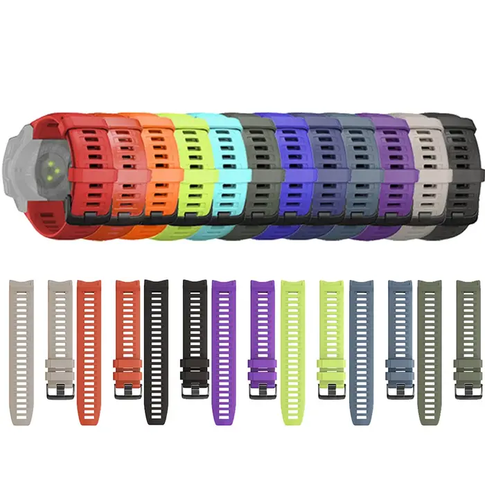 Bracelet en silicone pour Garmin Instinct 2 Solar