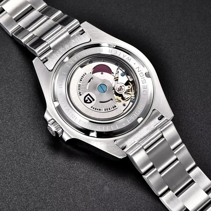 Montre pour homme PAGANI DESIGN Vintage 42MM GMT PD1682, montre mécanique automatique, saphir, acier